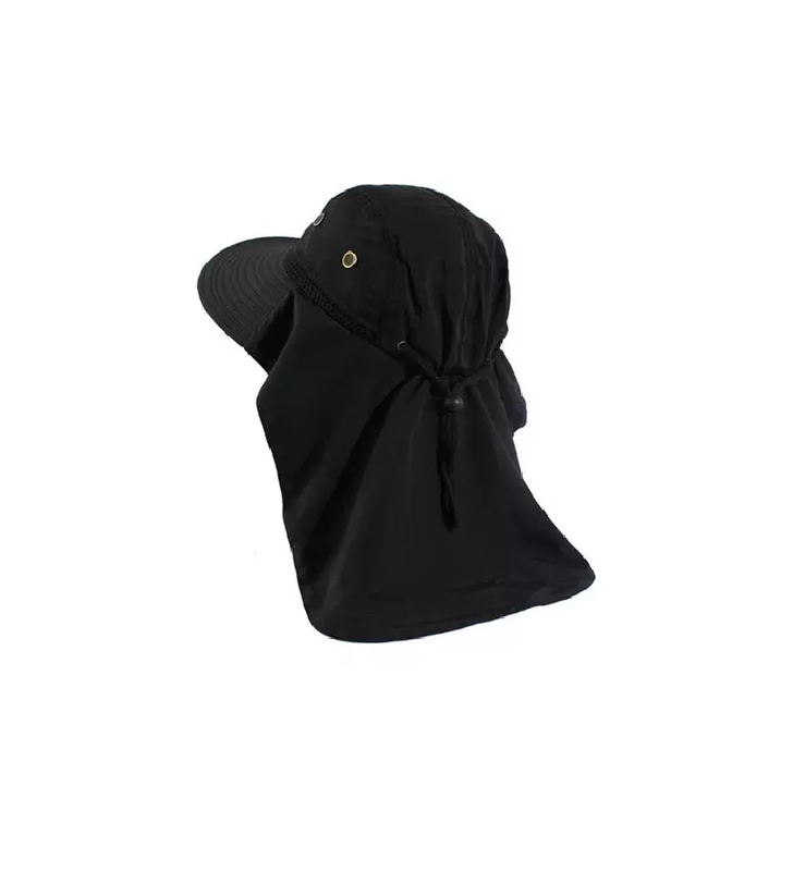 SOMBRERO DE VERANO CAMPING PESCA BOONIE EN COLOR NEGRO - 2