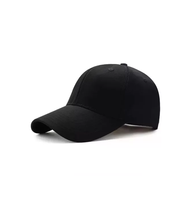 GORRO JOCKEY BÁSICO UNISEX EN COLOR NEGRO - 1