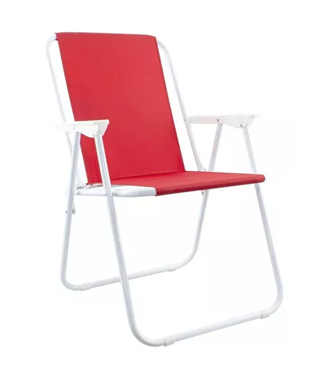 SILLA PORTÁTIL DE PLAYA PLEGABLE CELESTE - 2