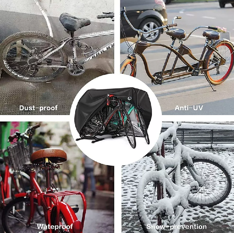 CARPA COBERTOR FUNDA PARA BICICLETA IMPERMEABLE 110X200 CM - 6