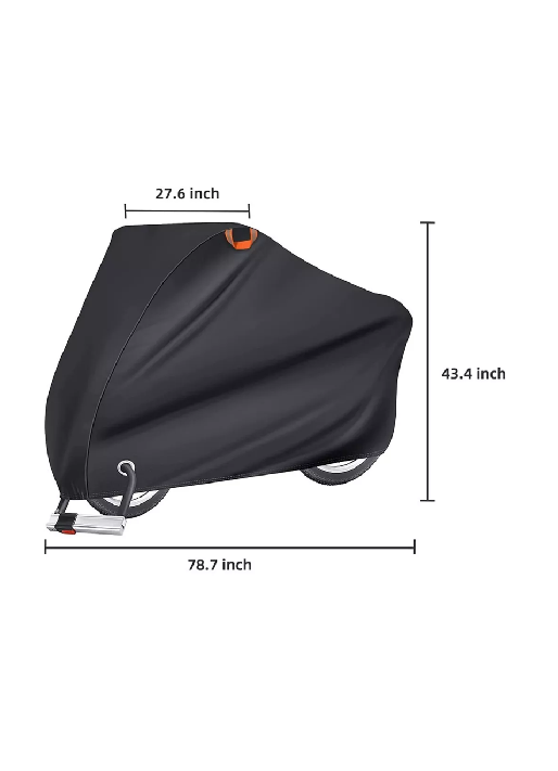 CARPA COBERTOR FUNDA PARA BICICLETA IMPERMEABLE 110X200 CM - 2