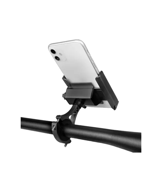 SOPORTE DE ALUMINIO PARA TELÉFONO MÓVIL EN BICICLETA, CICLISMO, COLOR EN COLOR NEGRO - 3