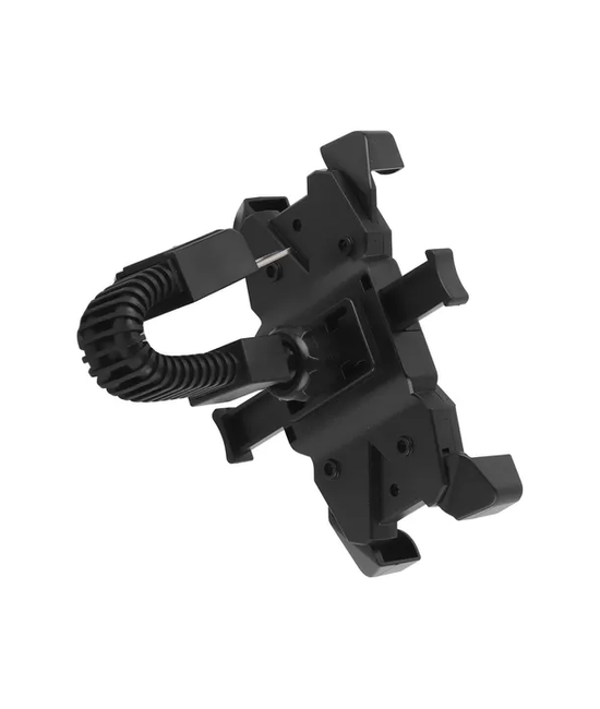 SOPORTE CELULAR MOTO SCOOTER, AGARRE DEL ESPEJO, REGULABLE, COLOR EN COLOR NEGRO - 5