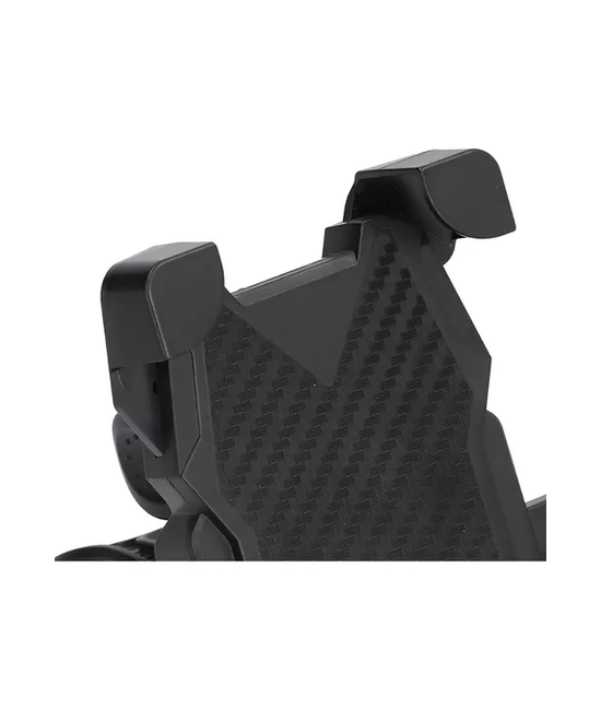 SOPORTE CELULAR MOTO SCOOTER, AGARRE DEL ESPEJO, REGULABLE, COLOR EN COLOR NEGRO - 7