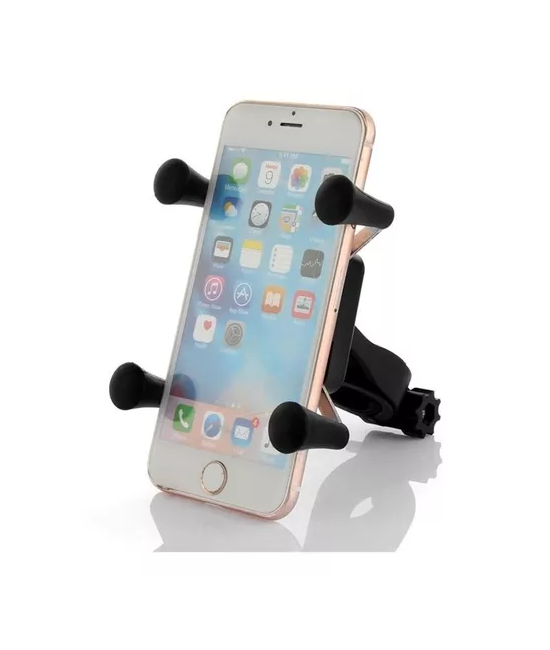 SOPORTE PORTA CELULAR UNIVERSAL PARA BICICLETA Y MOTO, COLOR EN COLOR NEGRO - 3