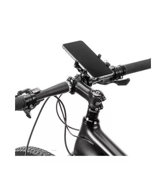 SOPORTE DE ALUMINIO PARA CELULAR EN BICICLETA Y MOTO, COLOR EN COLOR NEGRO - 2