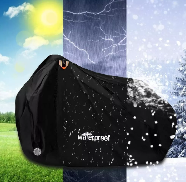 CARPA COBERTOR FUNDA PARA BICICLETA IMPERMEABLE 110X200 CM - 3