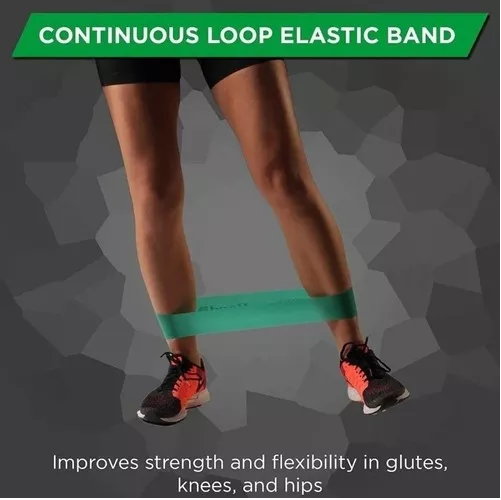 SET DE 5 BANDAS ELÁSTICAS DE RESISTENCIA PARA EJERCICIO Y ENTRENAMIENTO BETENSH - 6