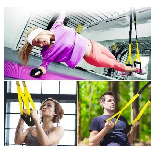 BANDAS TRX, BANDAS DE SUSPENSIÓN, CROSSFIT, ENTRENAMIENTO - 3