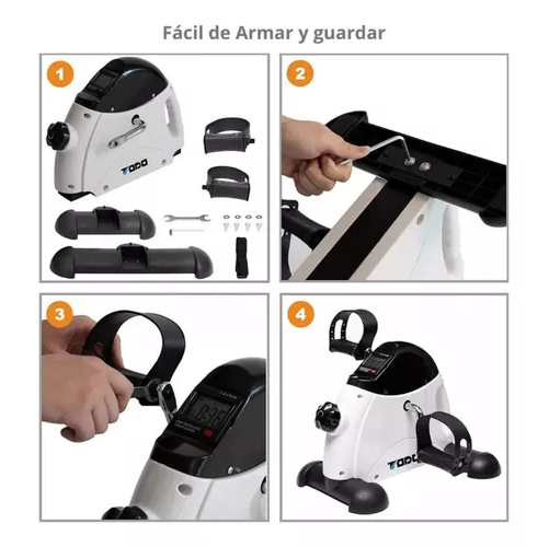 PEDALERA CON MONITOR LCD PARA FITNESS - 8