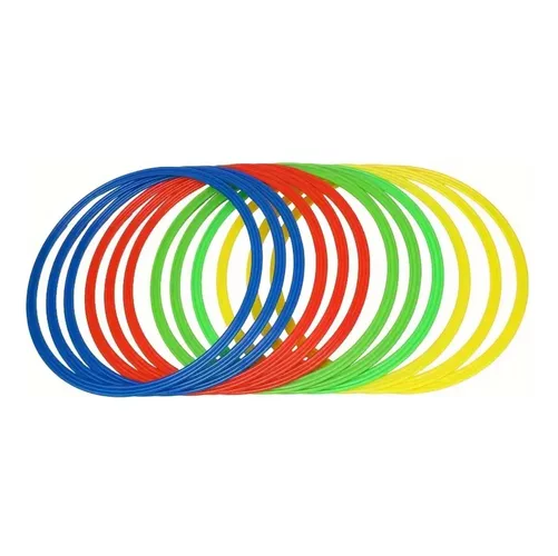 SET DE 12 AROS DE AGILIDAD, 40 CM, ENTRENAMIENTO PARA DEPORTE, FÚTBOL - 3