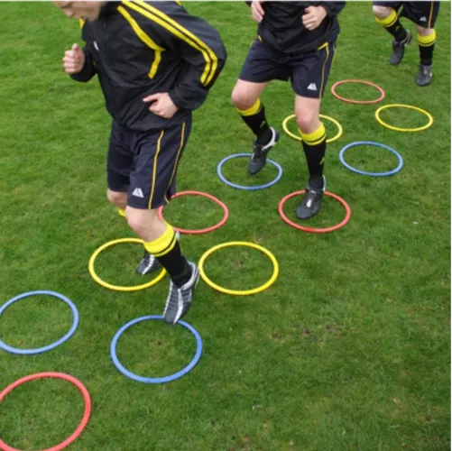 SET DE 12 AROS DE AGILIDAD, 40 CM, ENTRENAMIENTO PARA DEPORTE, FÚTBOL - 6