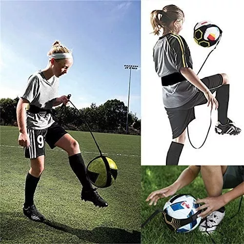 CINTURÓN ENTRENAMIENTO FÚTBOL KICK TRAINING NIÑOS ADULTOS EN COLOR NEGRO - 4