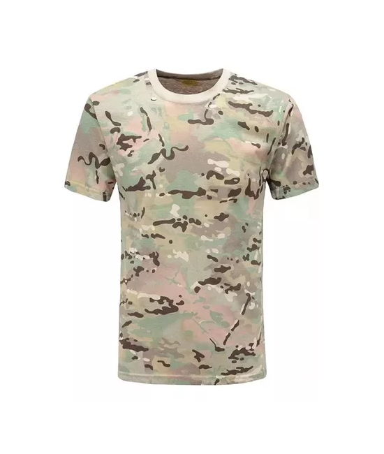 POLO MILITAR AIRSOFT, TREKKING CAMPING, COLOR MULTICAM, TALLA XL - 1