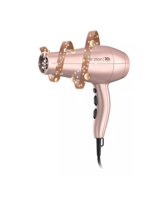 SECADOR DE PELO GAMA DIVA 3D KERATION ULTRA ION PROFESIONAL, COLOR ROSA GOLD - 2