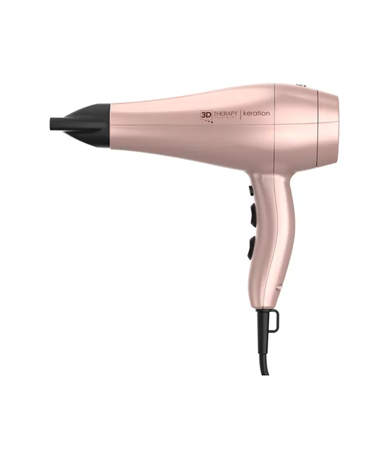 SECADOR DE PELO GAMA DIVA 3D KERATION ULTRA ION PROFESIONAL, COLOR ROSA GOLD - 5