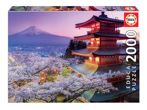 ROMPECABEZAS EDUCA BORRAS DE 2000 PIEZAS, MONTE FUJI, JAPÓN, 16775 - 1