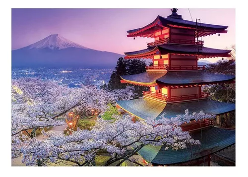 ROMPECABEZAS EDUCA BORRAS DE 2000 PIEZAS, MONTE FUJI, JAPÓN, 16775 - 2