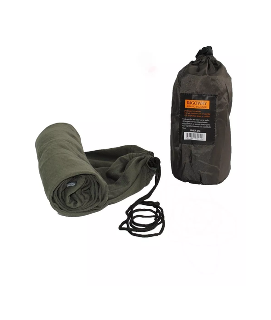 LINER PARA SACO DE DORMIR DAGOWAY, LIGERO Y COMPACTO, COLOR GRIS - 2