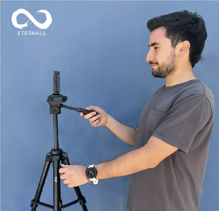TRÍPODE CELULAR CÁMARA ETERNALL E170 PORTÁTIL ALUMINIO 170 CM, EN COLOR NEGRO - 6