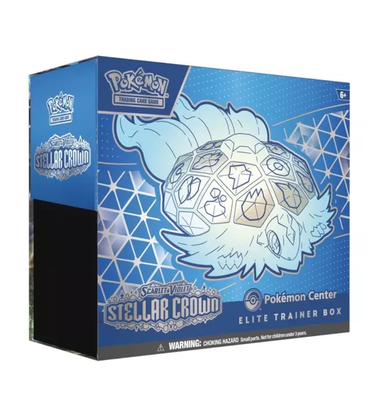 POKÉMON STELLAR CROWN ETB ELITE TRAINER BOX INGLÉS AZUL - 1