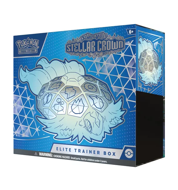 POKÉMON STELLAR CROWN ETB ELITE TRAINER BOX INGLÉS AZUL - 3
