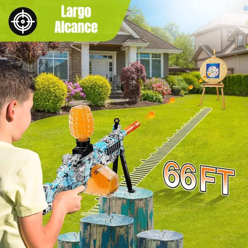 PISTOLA LANZA HIDROGEL AUTOMÁTICA JUGUETE - 2