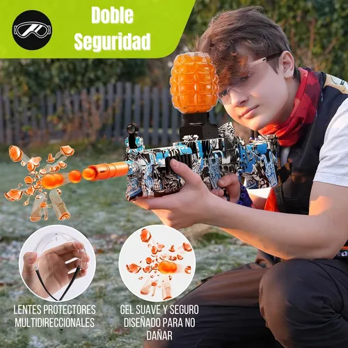 PISTOLA LANZA HIDROGEL AUTOMÁTICA JUGUETE - 3