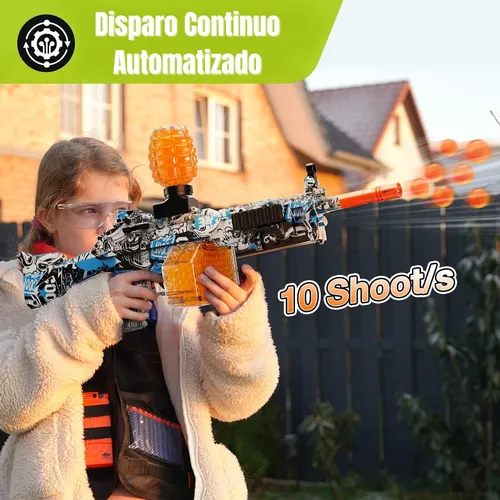 PISTOLA LANZA HIDROGEL AUTOMÁTICA JUGUETE - 4