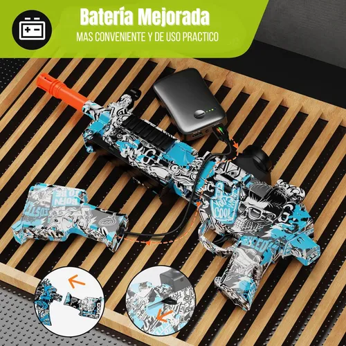PISTOLA LANZA HIDROGEL AUTOMÁTICA JUGUETE - 5