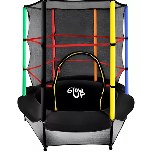 CAMA ELÁSTICA GLOWUP 1.40 M MALLA SEGURIDAD SUPERIOR - 1