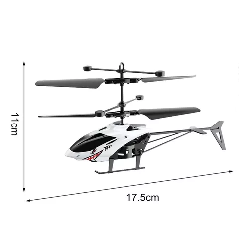 DRONE MINI HELICÓPTERO CON SENSOR VOLADOR RECARGABLE COLOR AL AZAR - 7