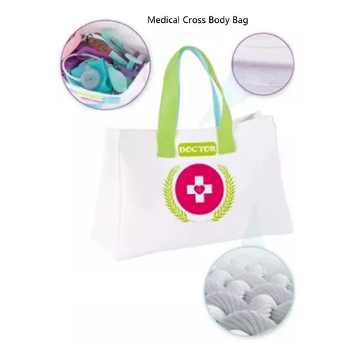 SET DE JUGUETES MÉDICO PARA NIÑOS CON LUZ Y SONIDO EN COLOR BLANCO - 4
