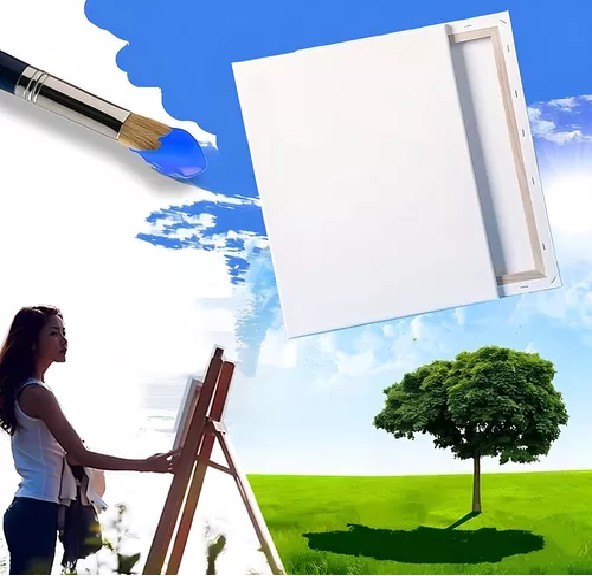 BASTIDOR DE MADERA PARA PINTAR CON LIENZO 40X30CM - 4
