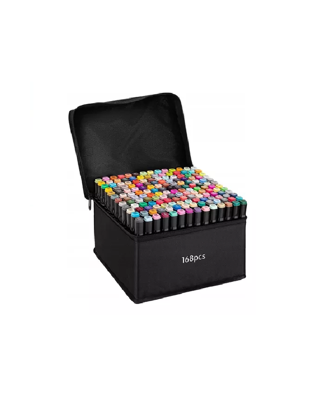 SET DE 168 PLUMONES TOUCH DOBLE PUNTA - 2