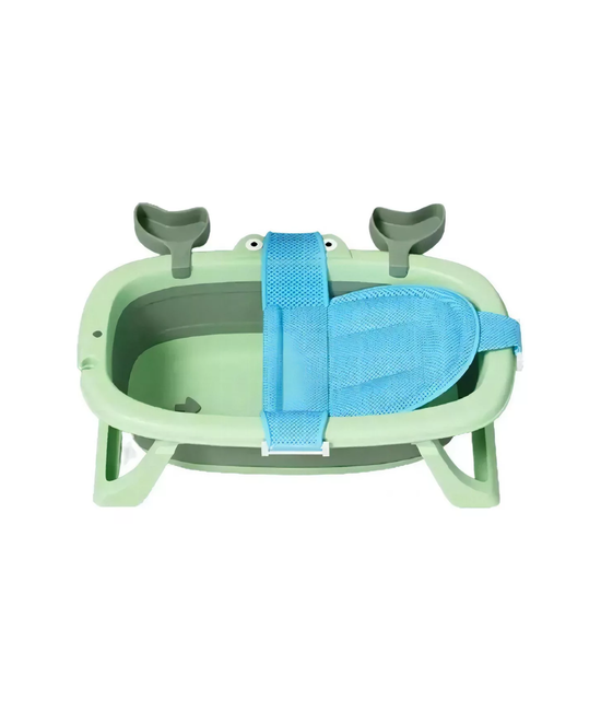 TINA CANGREJO PLEGABLE CON MALLA REFORZADA, COLOR VERDE - 1