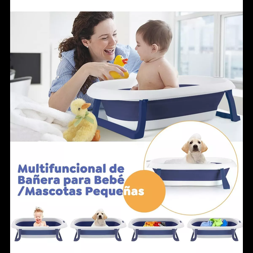 TINA BEBÉ BAÑERA PLEGABLE CON MALLA REFORZADA, ROSADO - 6