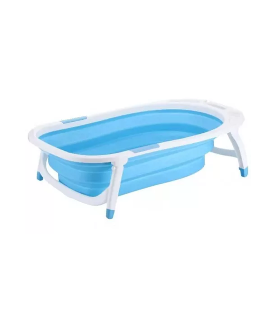 TINA BEBÉ BAÑERA PLEGABLE CON MALLA, COLOR AZUL - 3