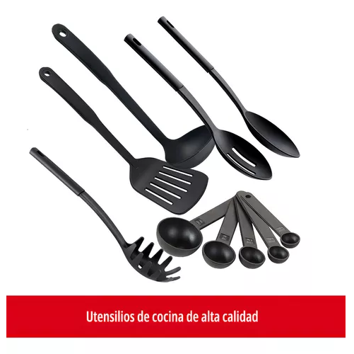 BATERÍA T-FAL DE 20 PIEZAS, EASY CARE, ALUMINIO ANTIADHERENTE, COLOR EN COLOR ROJO - 7