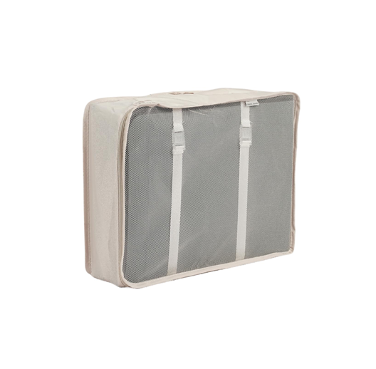 BOLSAS ORGANIZADORAS DE MALETA PARA VIAJES IMPERMEABLES GRIS - 1