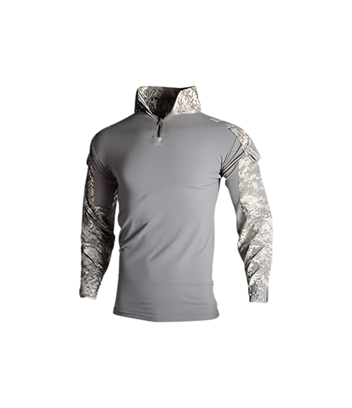 POLERA TÁCTICA COMBAT SHIRT MILITAR AIRSOFT, COLOR ACU, TALLA 4XL - 1