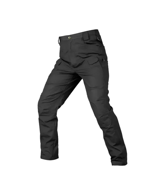 PANTALÓN TÁCTICO AIRSOFT MILITAR TREKKING, COLOR EN COLOR NEGRO, TALLA M - 1