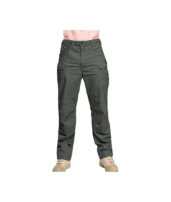 PANTALÓN TÁCTICO AIRSOFT MILITAR TREKKING, COLOR VERDE, TALLA S - 3