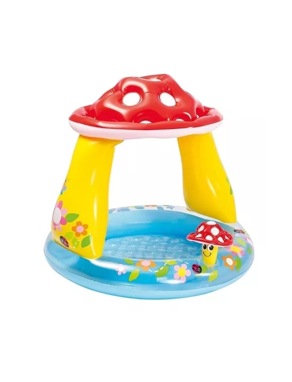 PISCINA INFLABLE CHAMPIÑÓN MULTICOLOR - 1