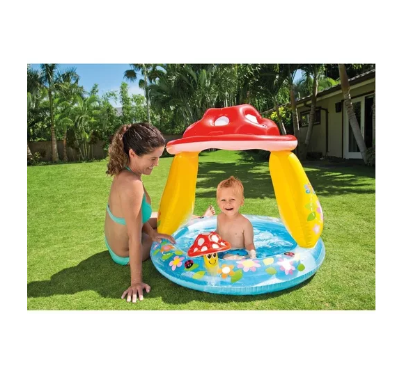 PISCINA INFLABLE CHAMPIÑÓN MULTICOLOR - 5