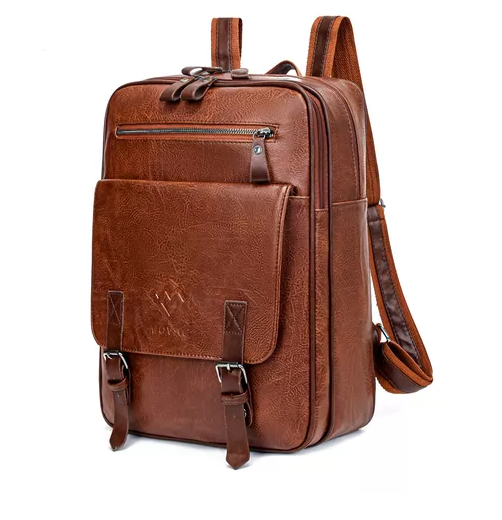MOCHILA MV MOVAC ELITE URBANA, 22 L, DE CUERO ECOLÓGICO PARA ADULTOS - 2
