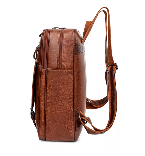 MOCHILA MV MOVAC ELITE URBANA, 22 L, DE CUERO ECOLÓGICO PARA ADULTOS - 3