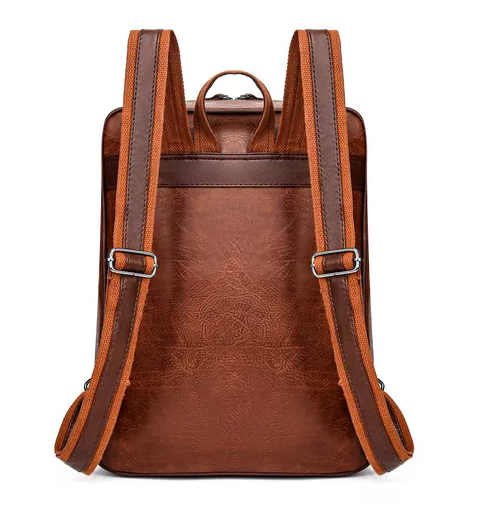 MOCHILA MV MOVAC ELITE URBANA, 22 L, DE CUERO ECOLÓGICO PARA ADULTOS - 4