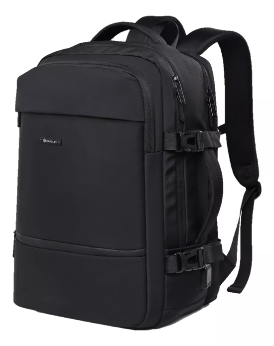 MOCHILA NOTEBOOK HARDLEY PARA VIAJE EN AVIÓN IMPERMEABLE ANTIRROBO - 1