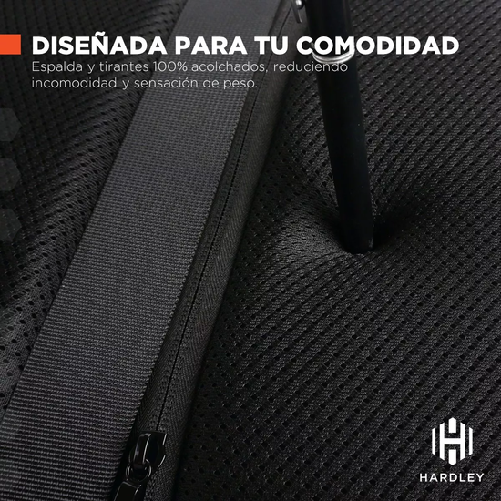 MOCHILA NOTEBOOK HARDLEY PARA VIAJE EN AVIÓN IMPERMEABLE ANTIRROBO - 5
